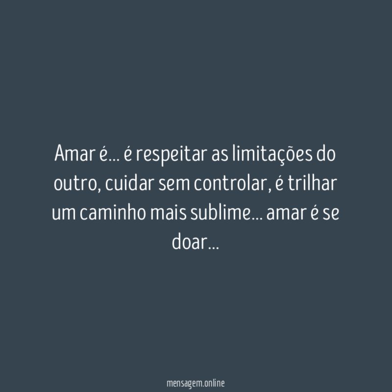 Amar é