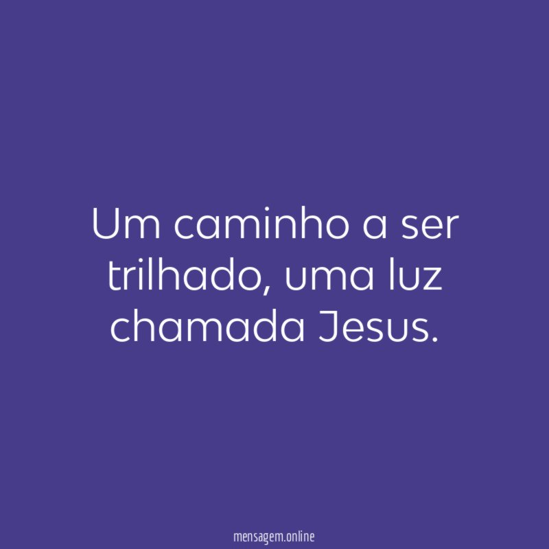 Um caminho a ser trilhado
