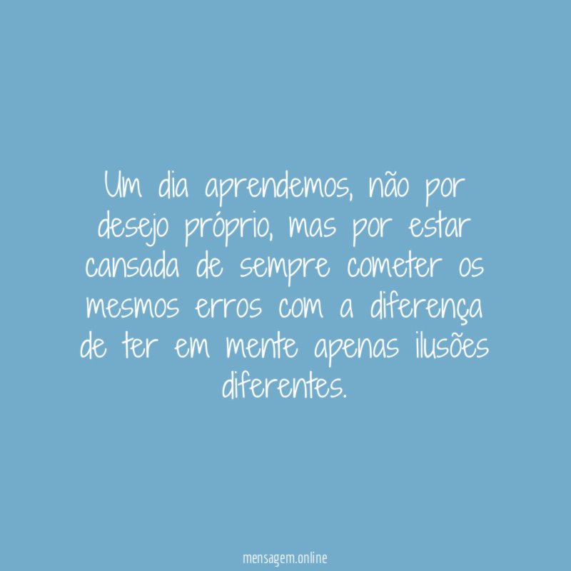Um dia aprendemos