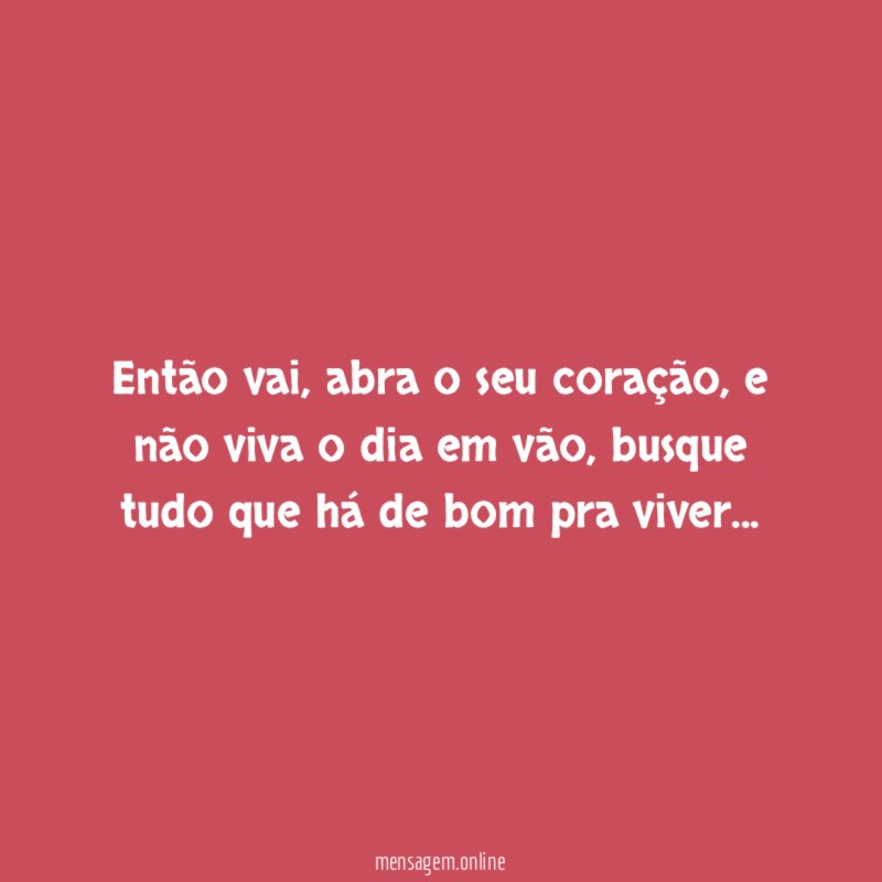 Então vai