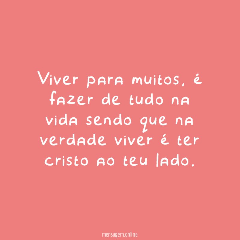 Viver para muitos