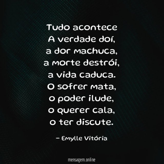 Tudo acontece