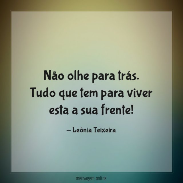 Não olhe para trás