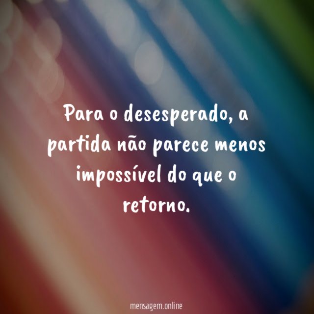 Para o desesperado