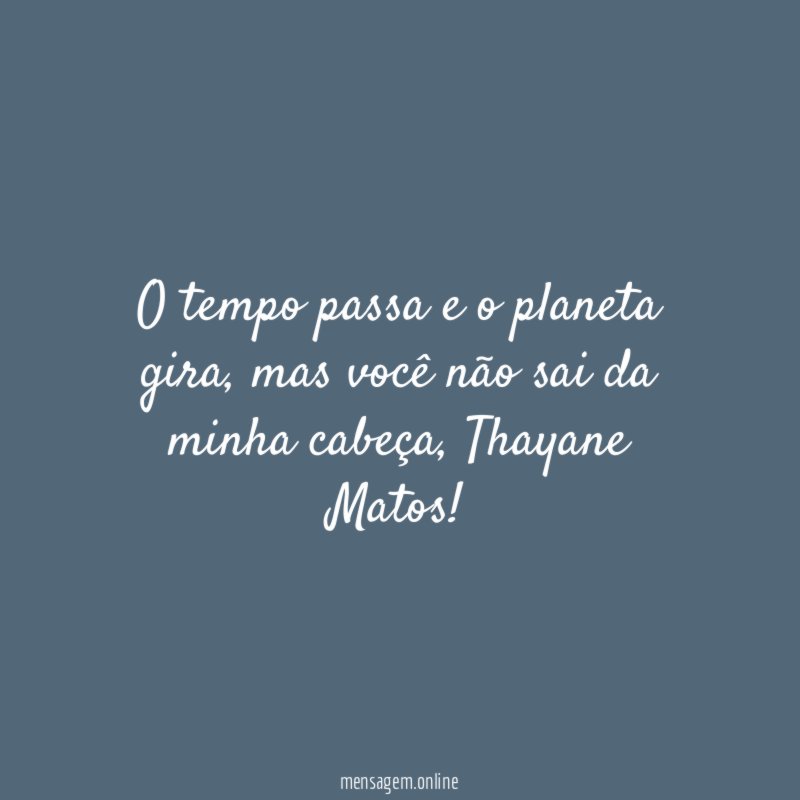 O tempo passa e o planeta gira