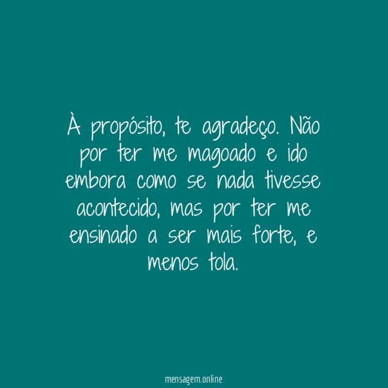 À propósito