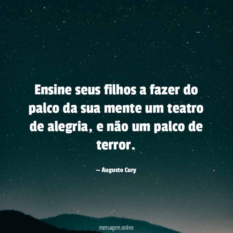 Ensine seus filhos a fazer do palco da