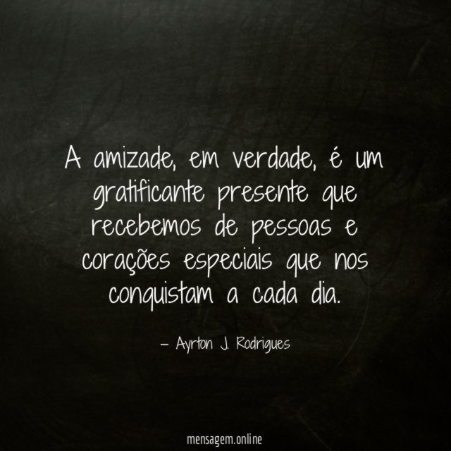 A amizade