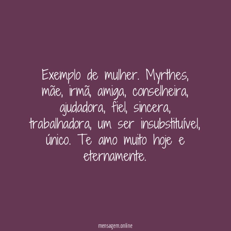 Exemplo de mulher