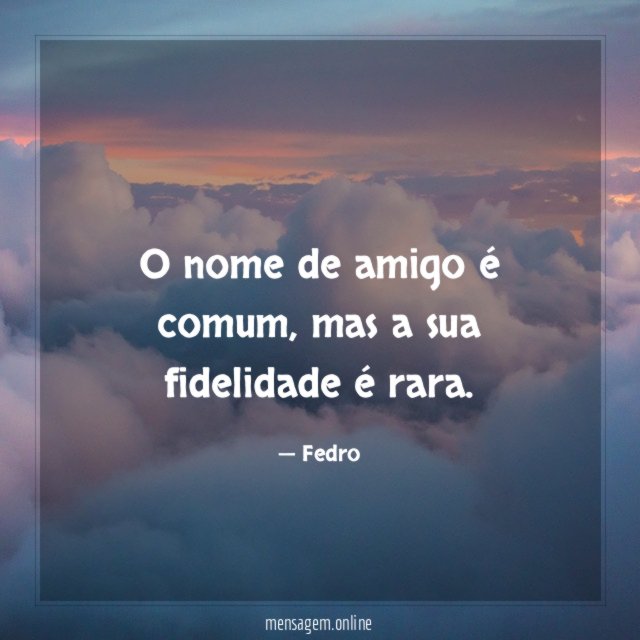 O nome de amigo é comum