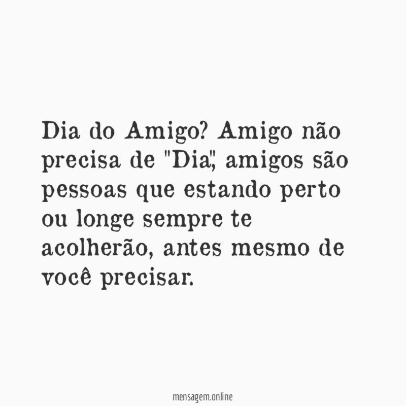 Dia do Amigo