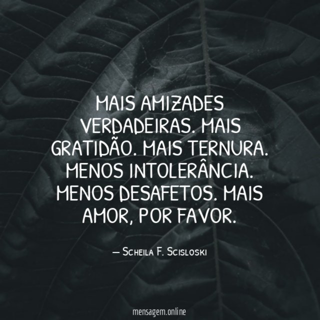 Mais amizades verdadeiras