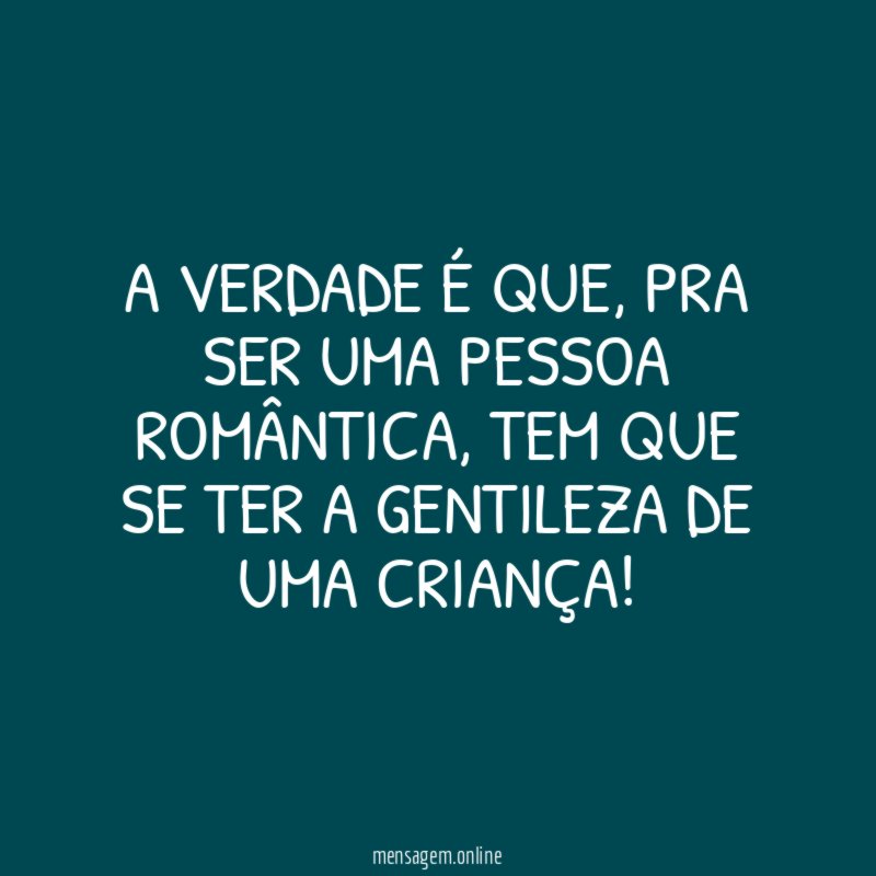 A VERDADE É QUE