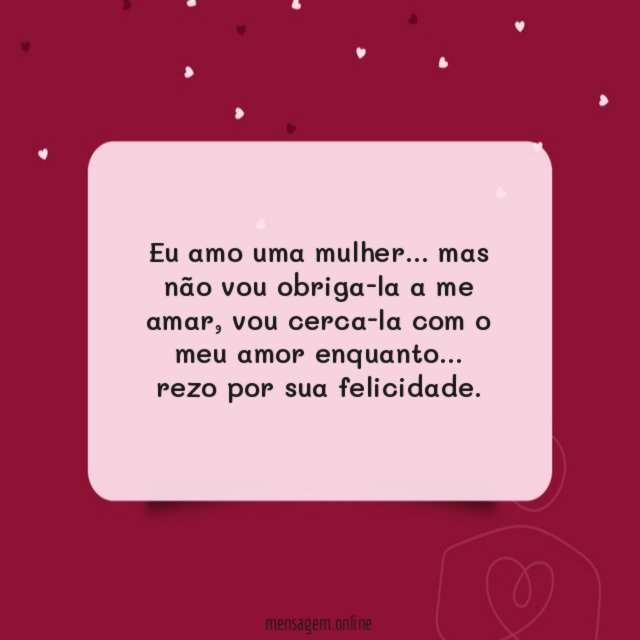 Eu amo uma mulher