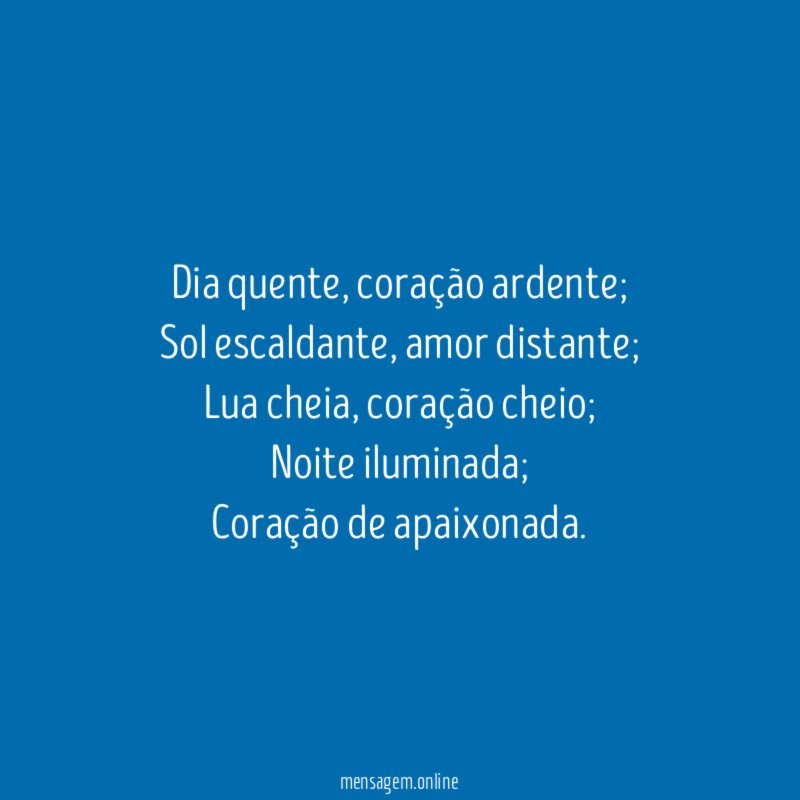 Dia quente