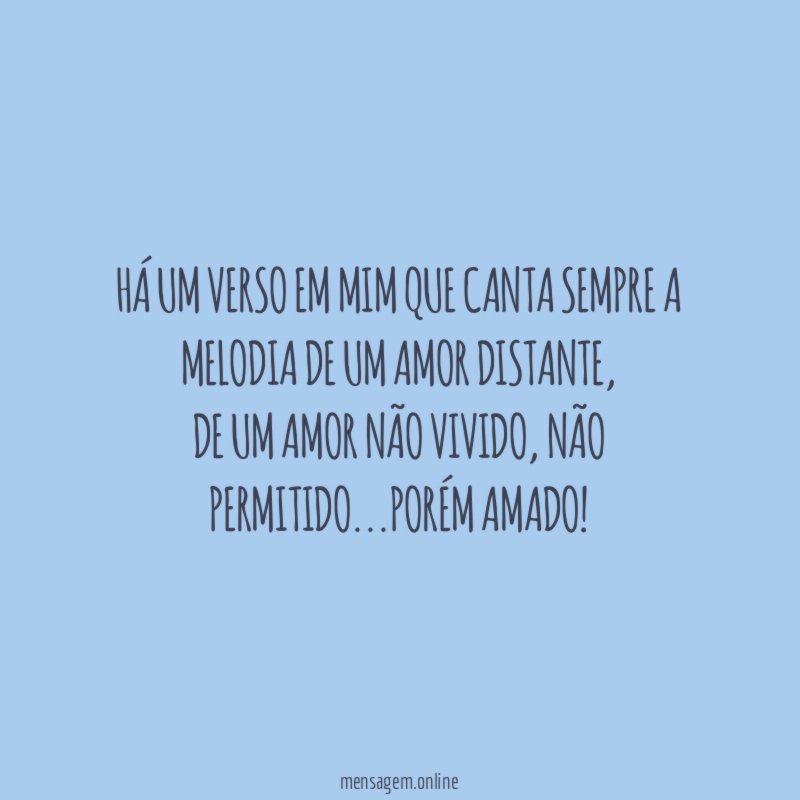 Há um verso em mim que canta sempre