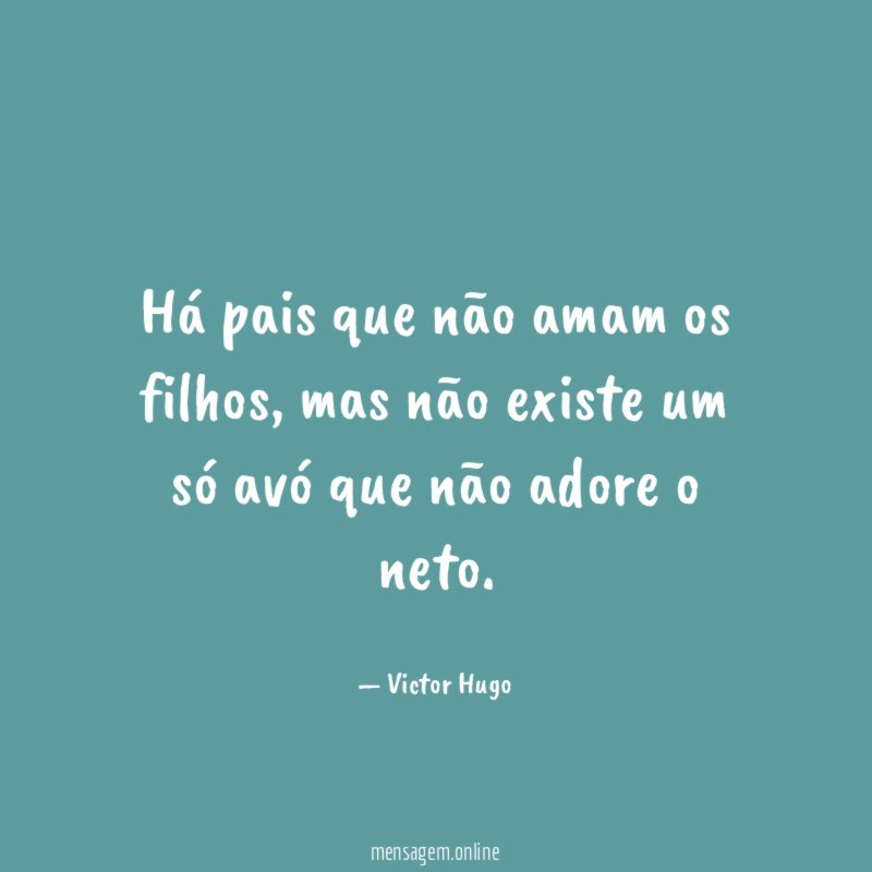 Há pais que não amam os filhos