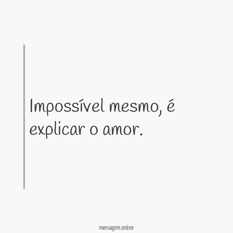Impossível mesmo