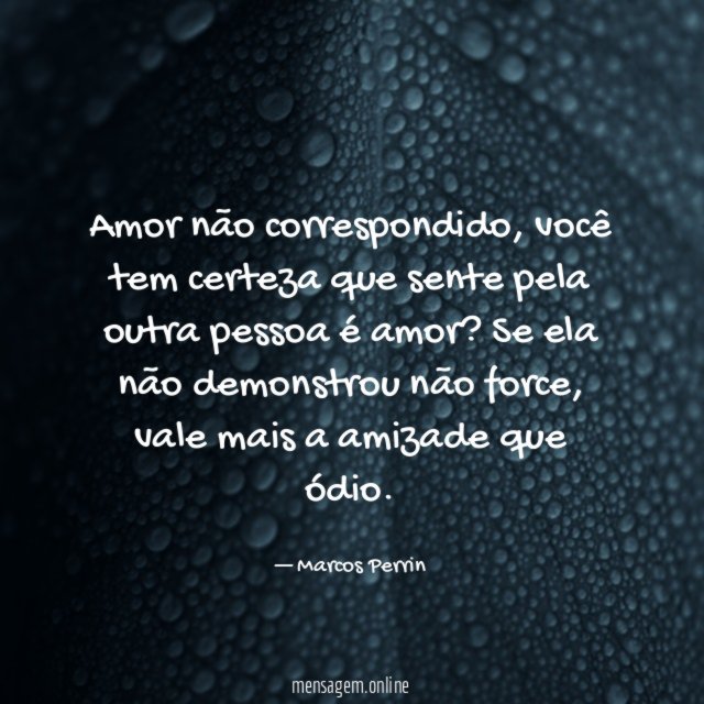 Amor não correspondido
