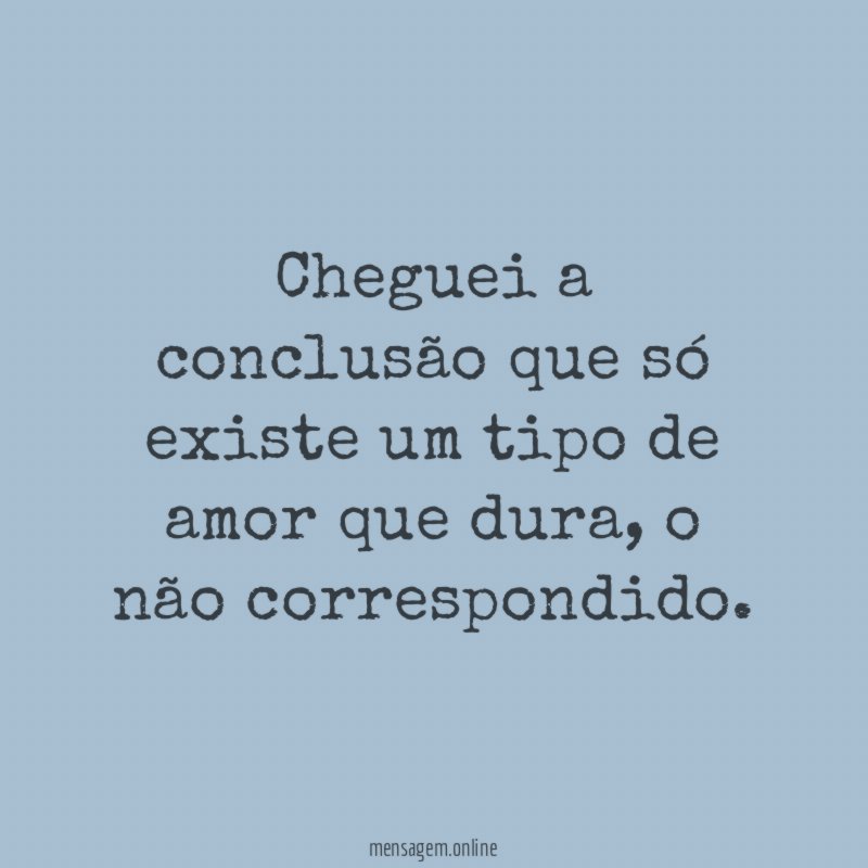 Cheguei a conclusão que só existe um tipo