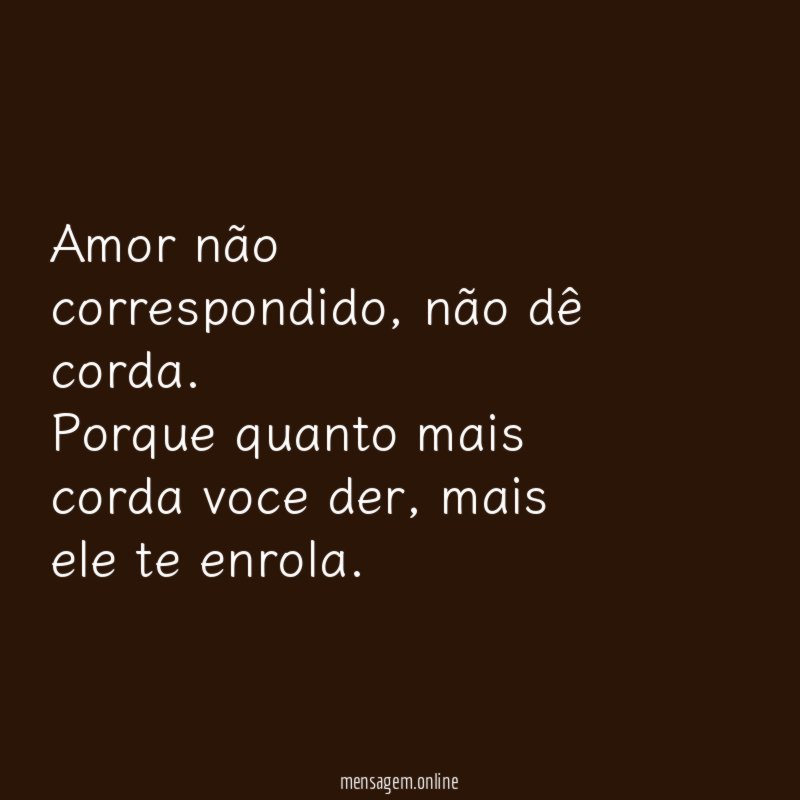 Amor não correspondido