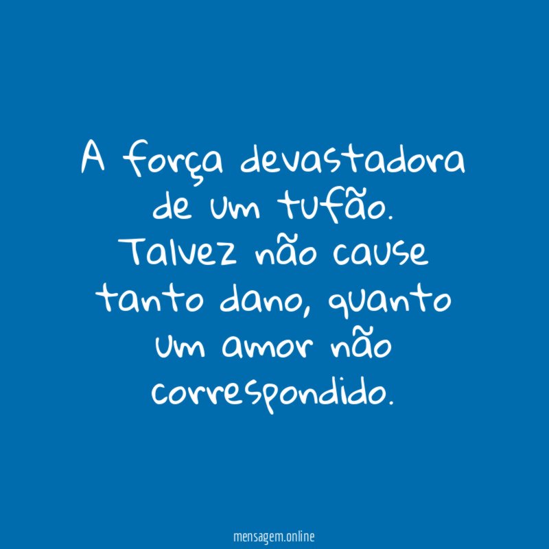 A força devastadora de um tufão