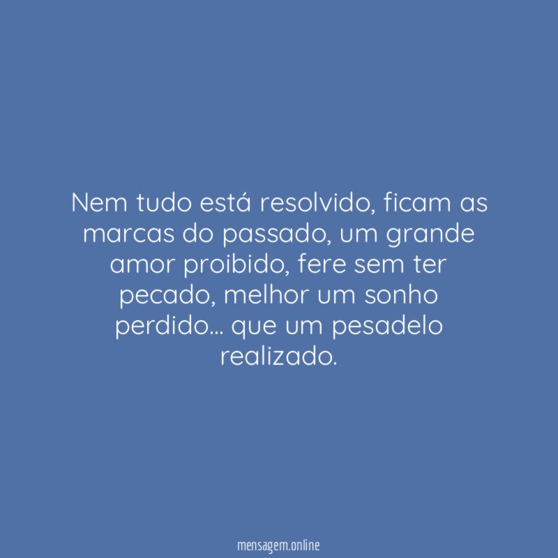 Nem tudo está resolvido