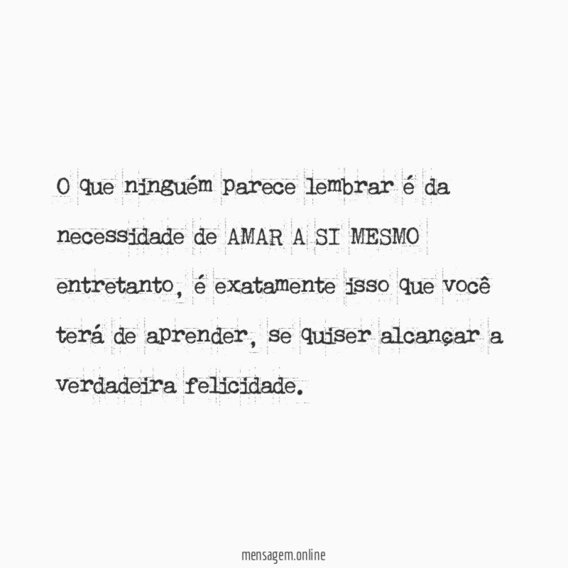 O que ninguém parece lembrar é da necessidade