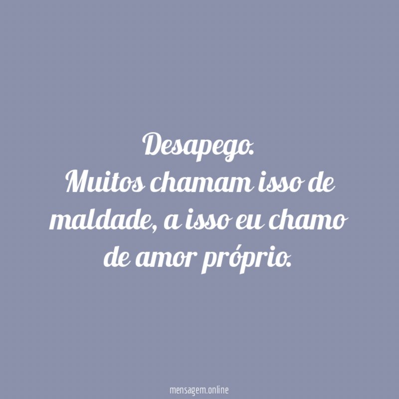 Desapego