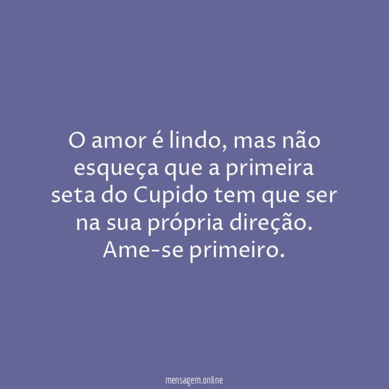 O amor é lindo