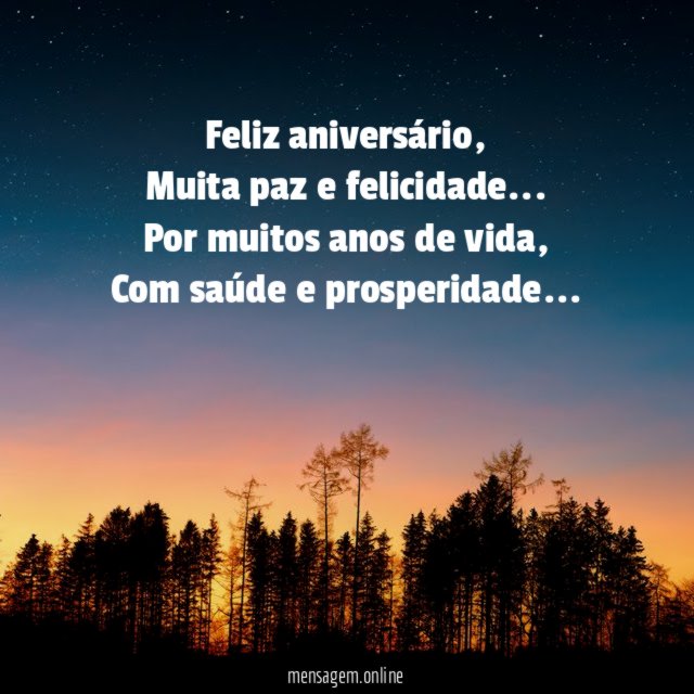 Feliz aniversário