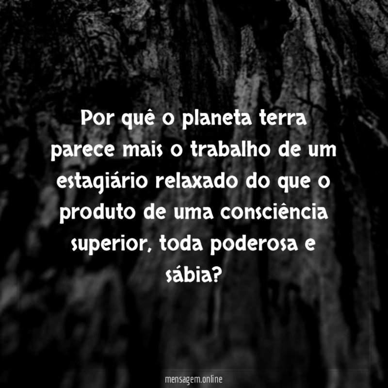 Por quê o planeta terra parece mais o