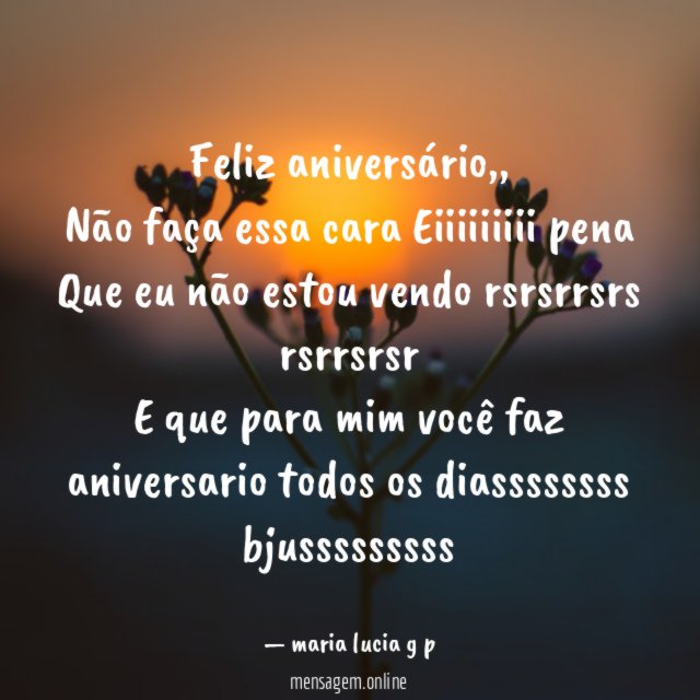 Feliz aniversário