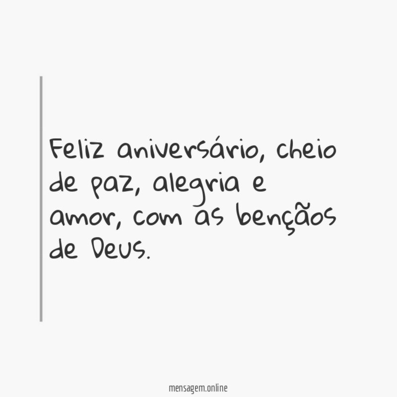 Feliz aniversário