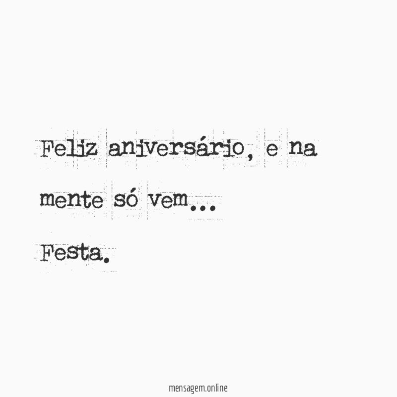 Feliz aniversário