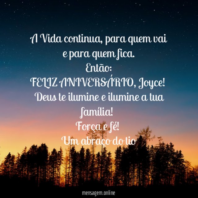 A Vida continua