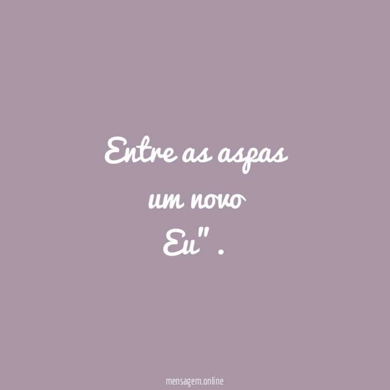 Entre as aspas um novo Eu”