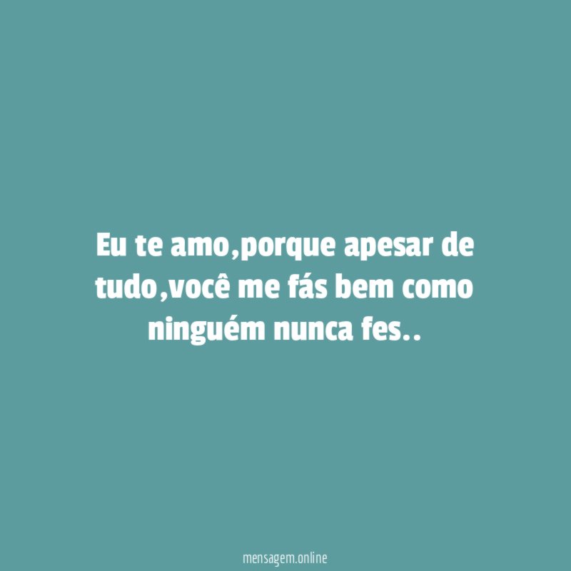 Eu te amo