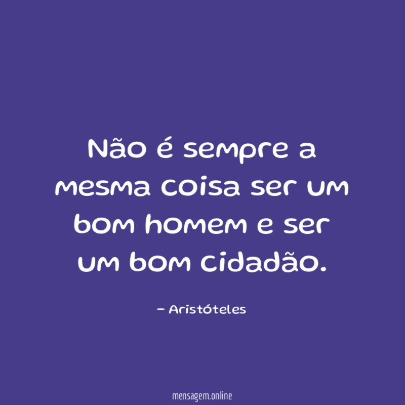 Não é sempre a mesma coisa ser um
