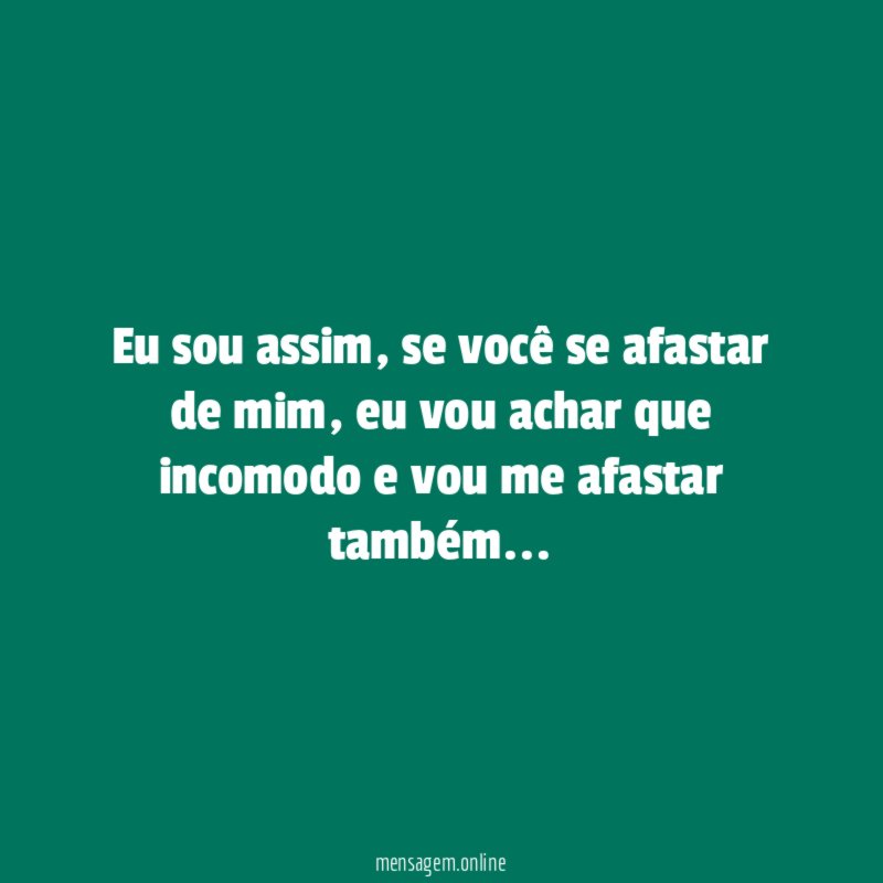Eu sou assim