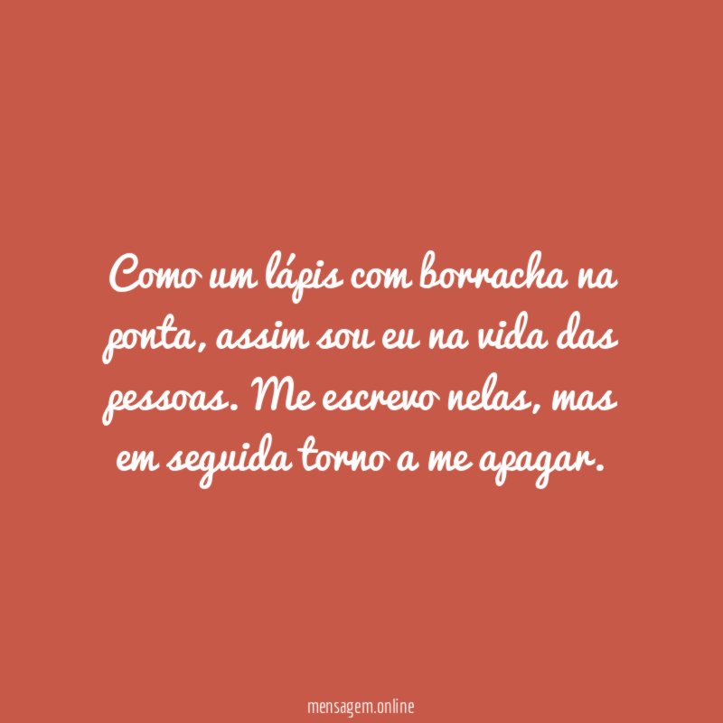 Como um lápis com borracha na ponta