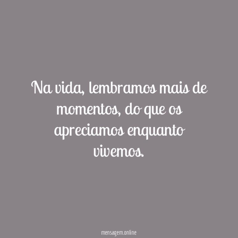 Na vida
