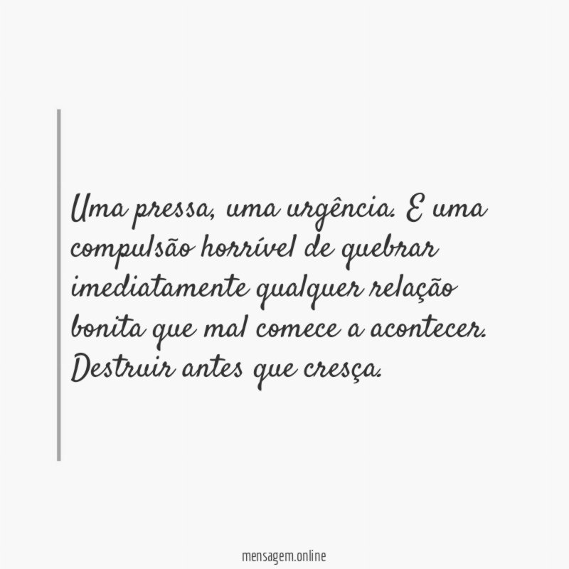 Uma pressa