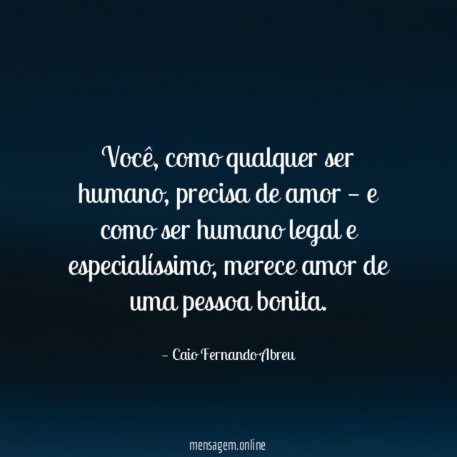 Você