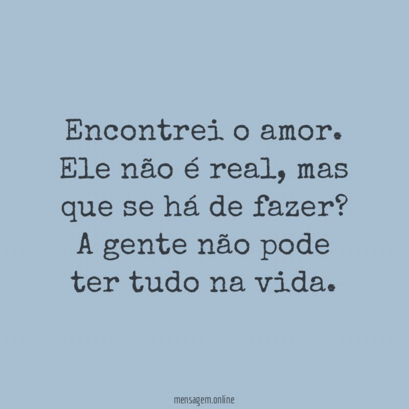 Encontrei o amor