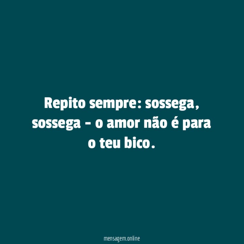 Repito sempre