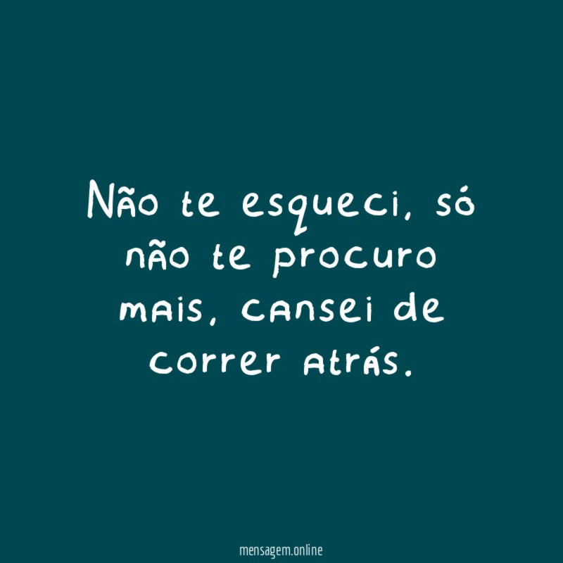 Não te esqueci