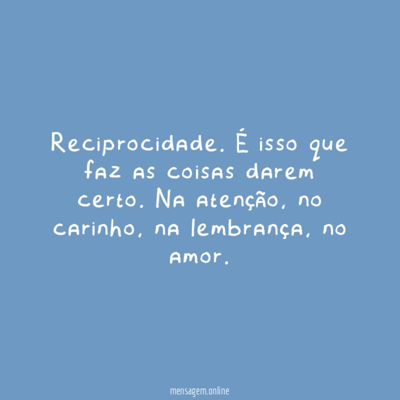 Reciprocidade