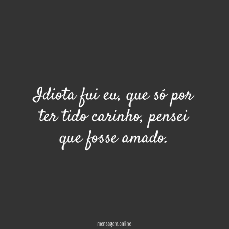 Idiota fui eu