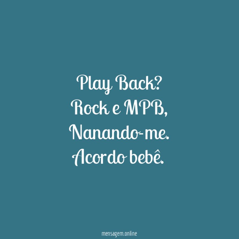 Play Back?